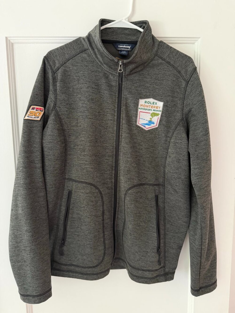 Landway - Rolex Monterey Motorsports Reunion IMSA 50 Fleece - Gray - Size M
